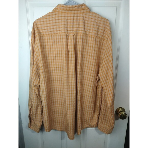 The North Face Men's L Shirt Long Sleeve Checked Plaid Collared Logo Outdoor - Picture 8 of 8